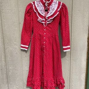 Vintage Gunne Sax Girls Prairie Dress